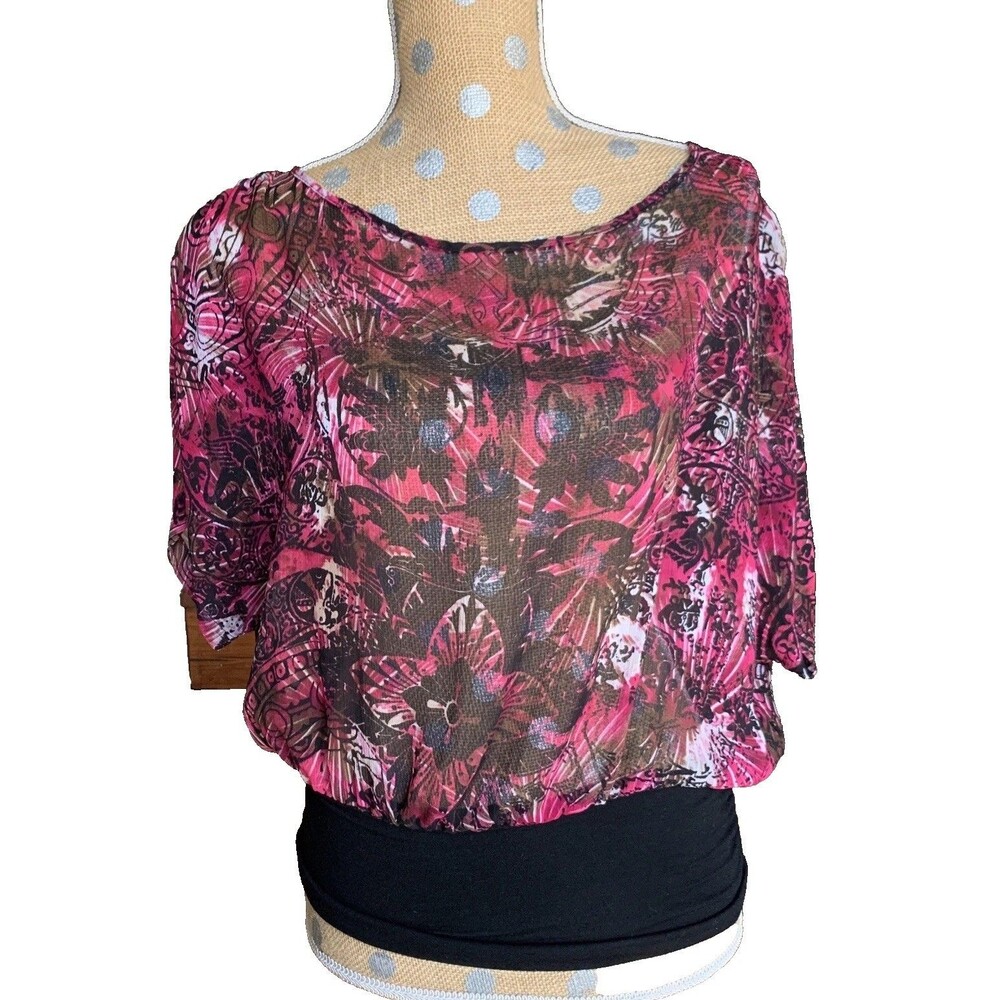 Y2k Rampage Festival Top Sheer Scene Emo Y2K Fairy Artsy 2000s Small